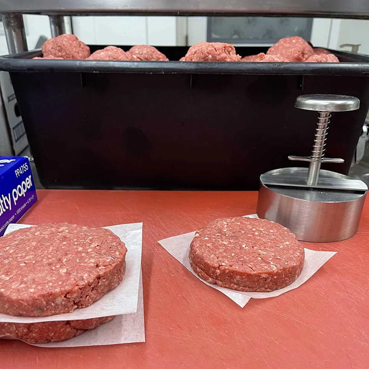 304 Stainless Steel Non-Stick Round Manual Rice Ball Mold Thickness Adjusted Kitchen Beef BBQ Tools - Ultimate Hamburger Presses Patties Maker
