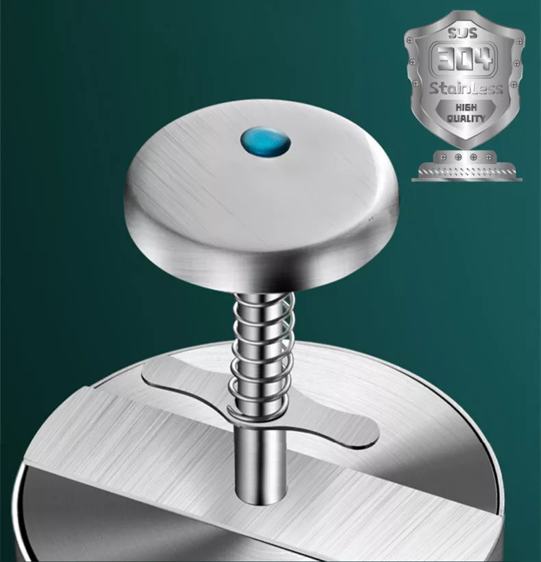 304 Stainless Steel Non-Stick Round Manual Rice Ball Mold Thickness Adjusted Kitchen Beef BBQ Tools - Ultimate Hamburger Presses Patties Maker