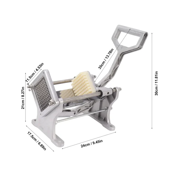 Stainless Steel Manual Operation Potato Cutting Machine - French Fry Cutter for Kitchen