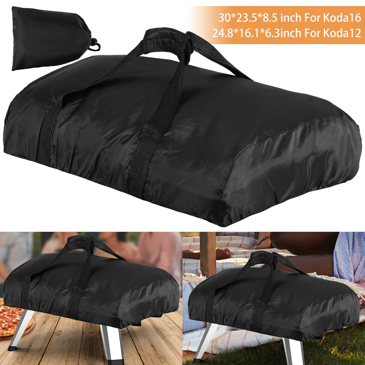 Waterproof Protective Cover for Outdoor Pizza Oven - Durable Oxford Cloth BBQ Accessory