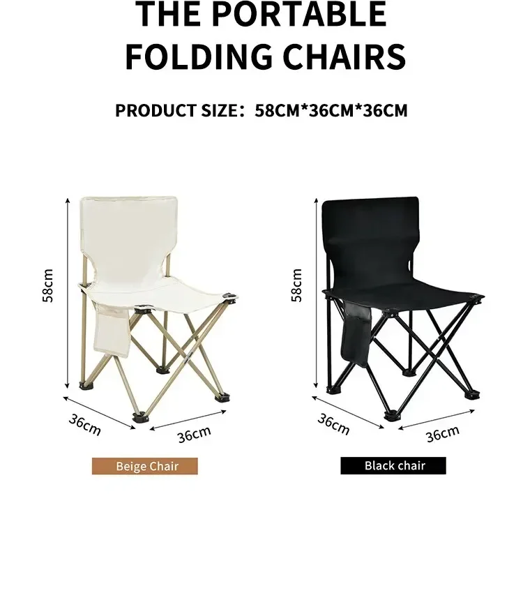 Lightweight, Portable Folding Chair for Outdoor Comfort with Strong Weight Capacity chair folding lightweight
