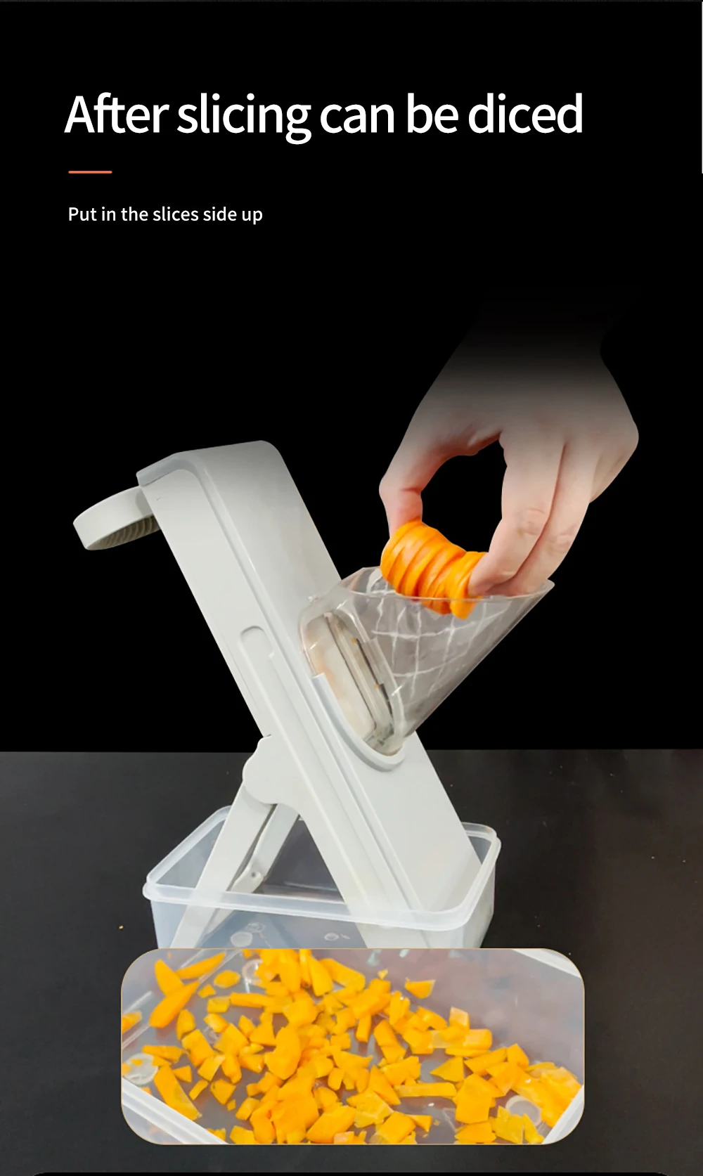 Versatile Kitchen Tool: Multi-Functional Slicer, Cutter, and Grater for Vegetables like Onion, Garlic, Carrot, and Potato vegetable cutter