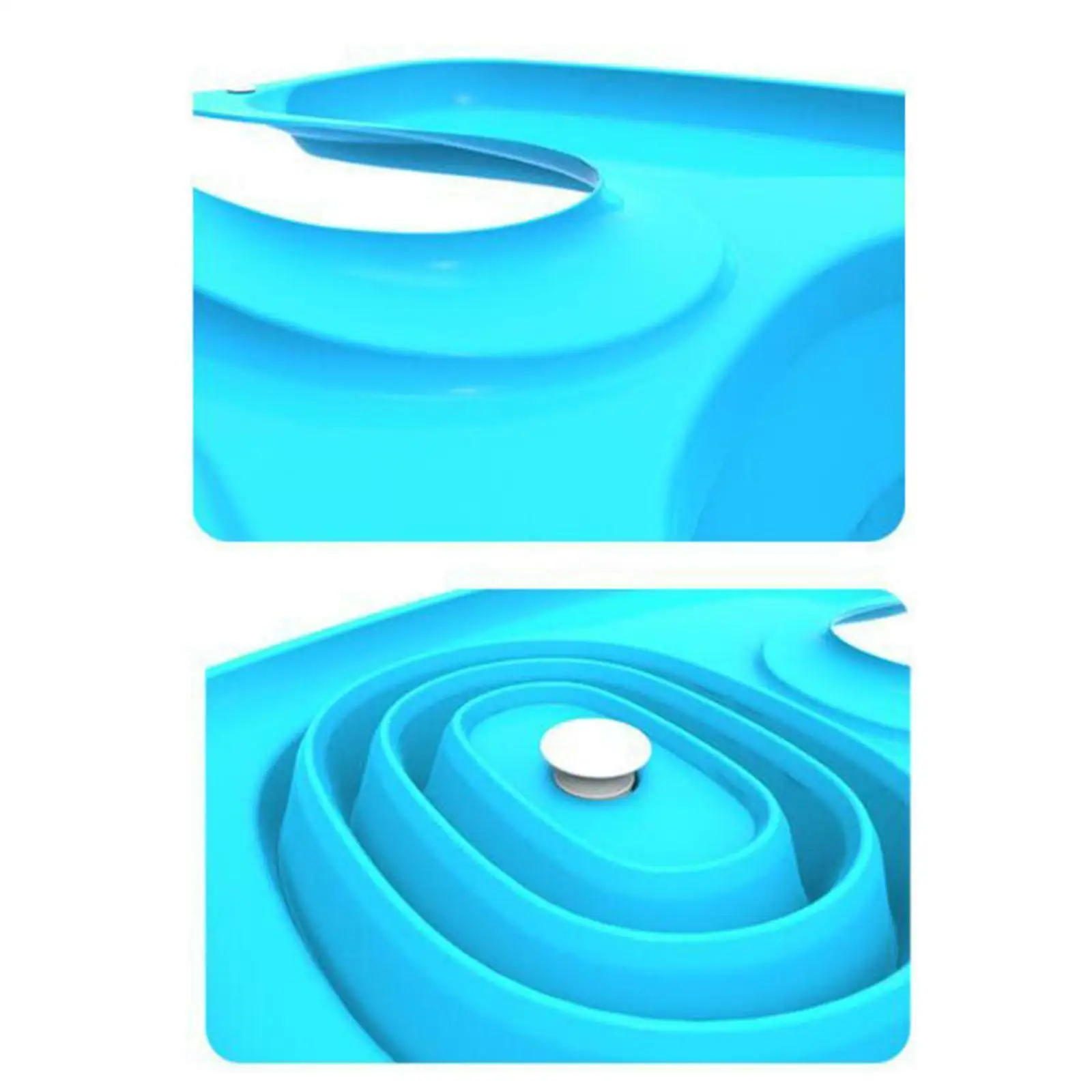 portable hair shampoo basin Portable Inflatable Hair Washing Kit for Elderly, Disabled, Pregnant Women, and Children - Includes Shampoo Basin for Bedside and In-Bed Use